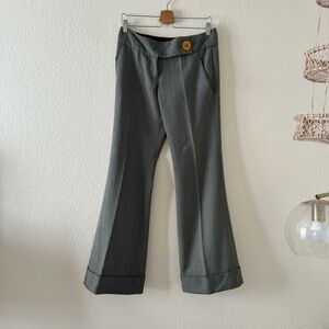 Samantha Treacy Cuffed Tweed Dress Pants